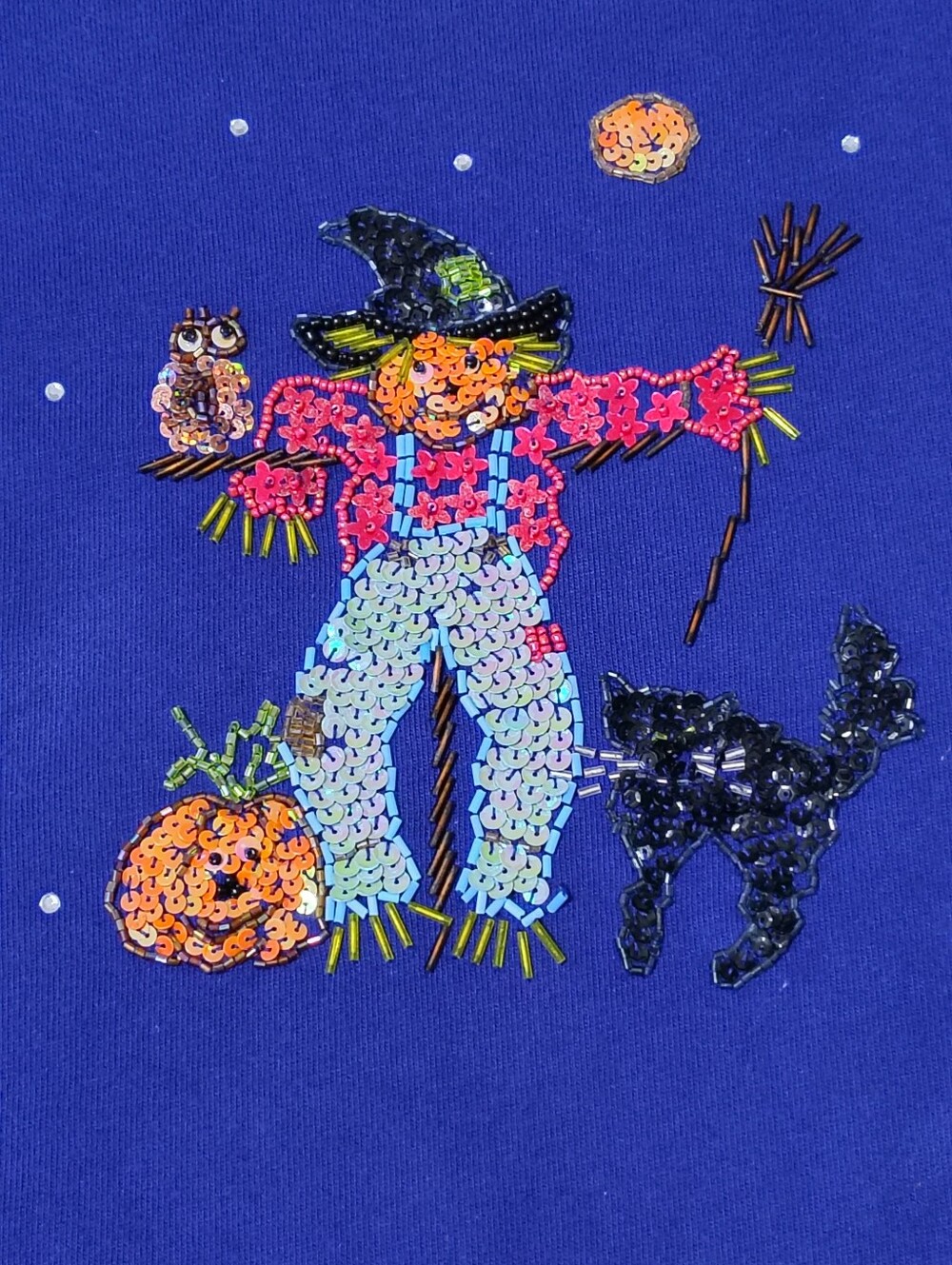 Quacker Factory Fall Scarecrow Halloween Shirt